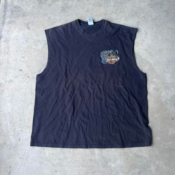 Harley Davidson Smokey Mountain Biker Tank top Mens size 3XL Tennessee - Picture 1 of 3